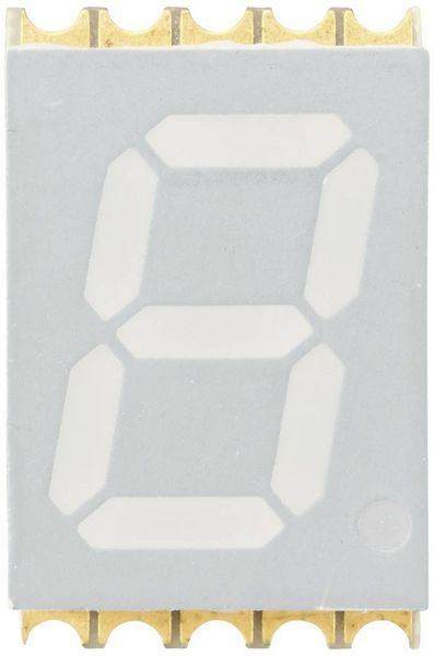Produktbild: TRU COMPONENTS SMD-LED Gelb 10 mcd Einzelziffer-Display