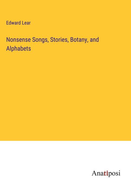 Produktbild: Nonsense Songs, Stories, Botany, and Alphabets