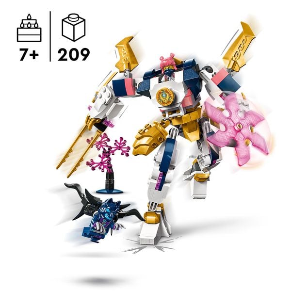 LEGO NINJAGO 71807 Soras Technikmech, Action-Spielzeug mit Mech-Actionfigur