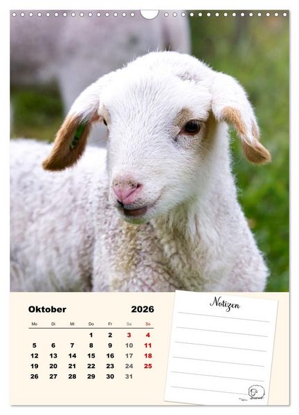 Produktbild: L&auml;mmergl&uuml;ck (Wandkalender 2026 DIN A3 hoch), CALVENDO Monatskalender