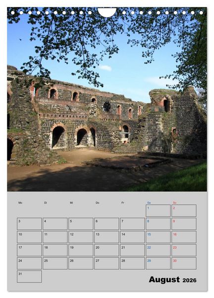 Produktbild: D&uuml;sseldorfer Burgen und Schl&ouml;sser (Wandkalender 2026 DIN A4 hoch), CALVENDO Monatskalender
