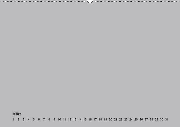 Produktbild: Geburtstags - Bastelkalender - Grau (Wandkalender immerw&auml;hrend DIN A2 quer)