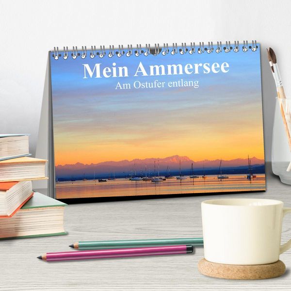 Produktbild: Mein Ammersee - am Ostufer entlang (Tischkalender 2026 DIN A5 quer), CALVENDO Monatskalender