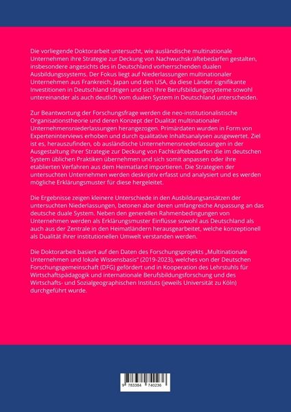 Produktbild: Strategien zur Deckung von Fachkr&auml;ftebedarfen in Niederlassungen ausl&auml;ndischer multinationaler Unternehmen in Deutschland