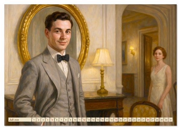 Produktbild: Thomas Mann. Sein Leben, seine Werke (Wandkalender 2026 DIN A3 quer), CALVENDO Monatskalender