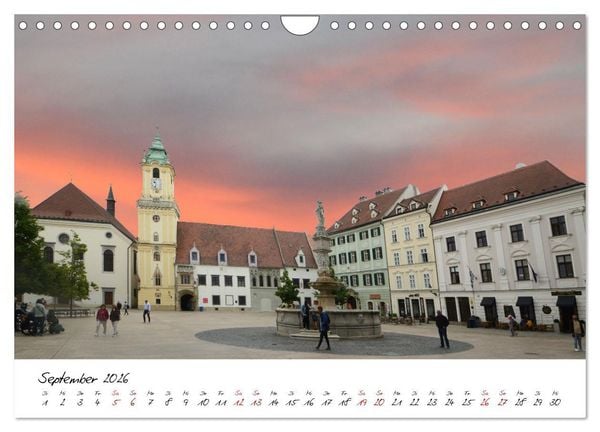 Produktbild: Entlang der Donau, Sehensw&uuml;rdigkeiten von Passau bis Budapest (Wandkalender 2026 DIN A4 quer), CALVENDO Monatskalender