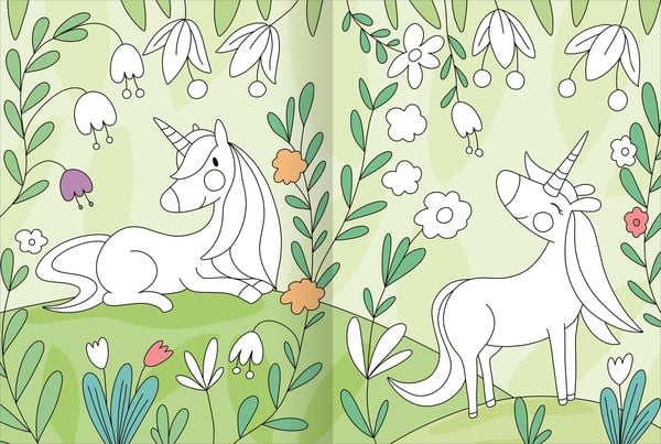 Produktbild: Mein gro&szlig;es buntes Malbuch &ndash; Einh&ouml;rner