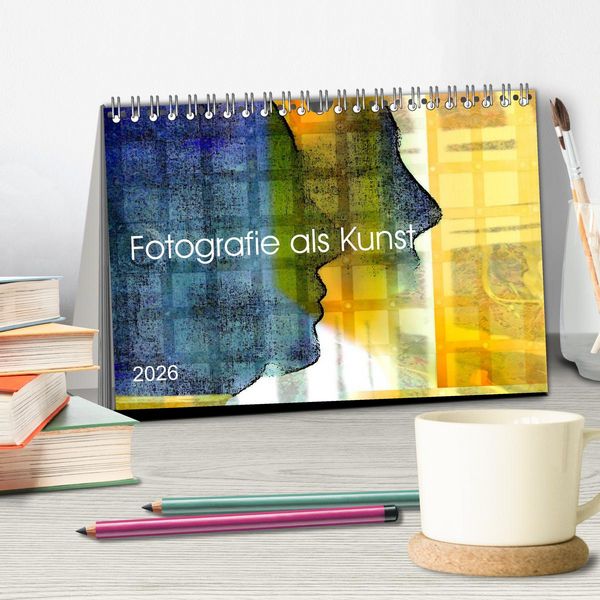 Produktbild: Fotografie als Kunst (Tischkalender 2026 DIN A5 quer), CALVENDO Monatskalender