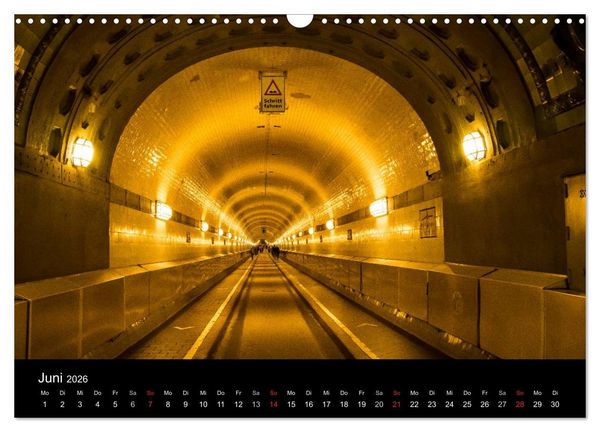 Produktbild: Hamburg - N&auml;chtliche Impressionen (Wandkalender 2026 DIN A3 quer), CALVENDO Monatskalender