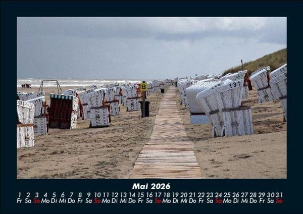 Produktbild: Nordsee 2026 Fotokalender DIN A5