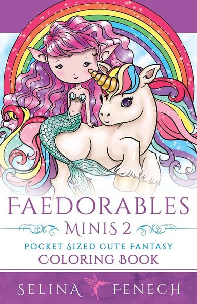 Produktbild: Faedorables Minis 2 - Pocket Sized Cute Fantasy Coloring Book