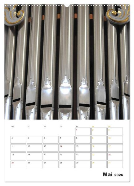 Produktbild: Orgeln zum Verlieben! (hochwertiger Premium Wandkalender 2026 DIN A2 hoch), Kunstdruck in Hochglanz