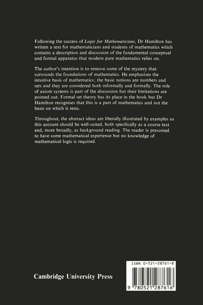 Produktbild: Numbers, Sets and Axioms