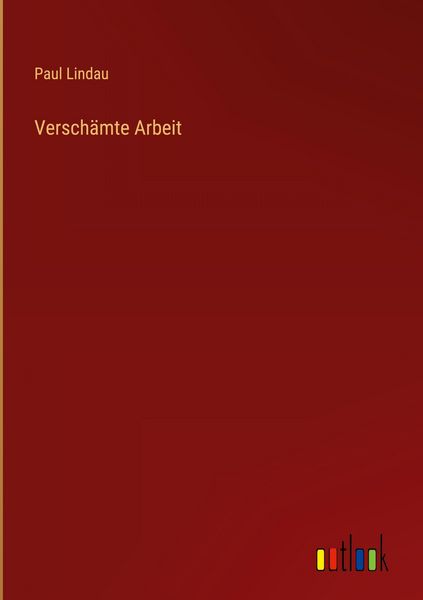 Produktbild: Versch&auml;mte Arbeit