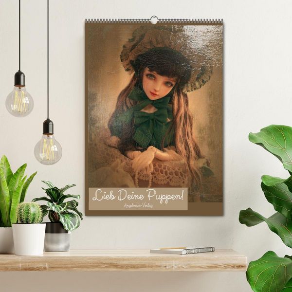 Produktbild: Lieb deine Puppen! (Wandkalender 2026 DIN A2 hoch), CALVENDO Monatskalender