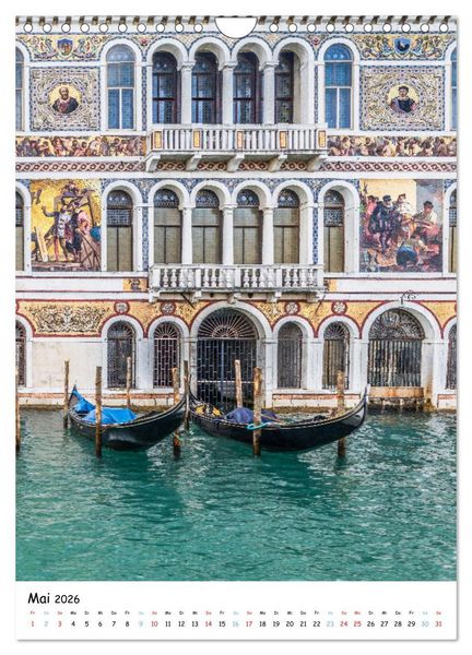 Produktbild: Venedig - Magische Impressionen (Wandkalender 2026 DIN A4 hoch), CALVENDO Monatskalender
