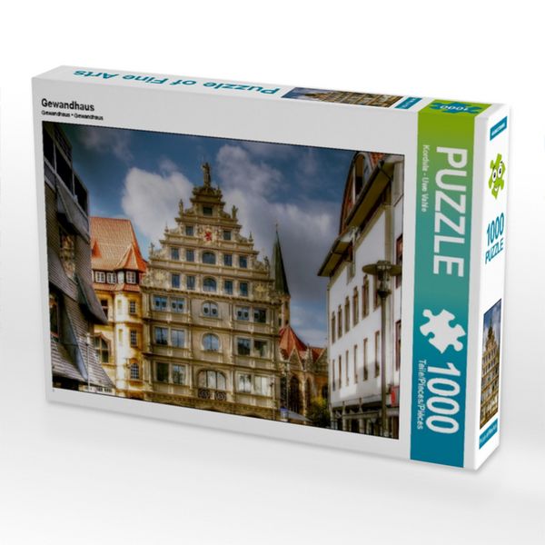 Produktbild: CALVENDO Puzzle Gewandhaus | 1000 Teile Lege-Gr&ouml;&szlig;e 64x48cm Foto-Puzzle f&uuml;r gl&uuml;ckliche Stunden