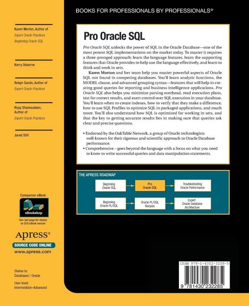 Produktbild: Pro Oracle SQL