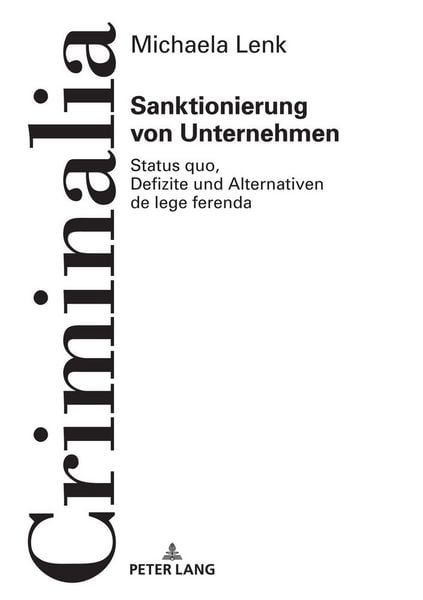 Produktbild: Sanktionierung von Unternehmen