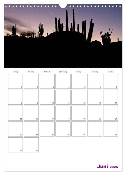 Produktbild: HOMMAGE AN KOLUMBIEN (Wandkalender 2026 DIN A3 hoch), CALVENDO Monatskalender