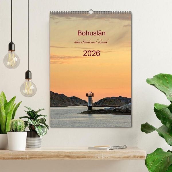 Produktbild: Bohusl&auml;n - &uuml;ber Stadt und Land (Wandkalender 2026 DIN A2 hoch), CALVENDO Monatskalender