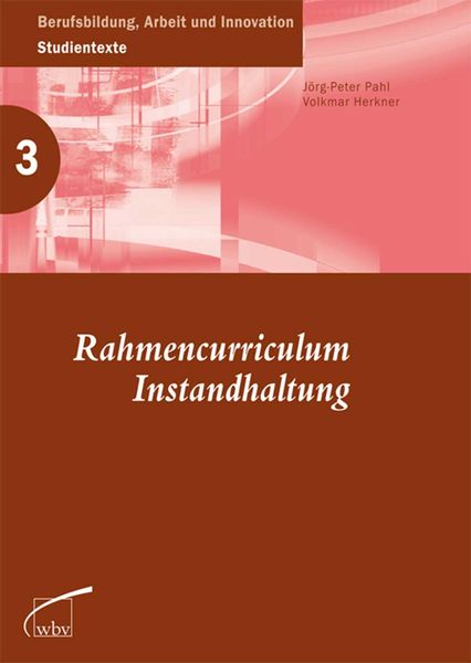 Produktbild: Rahmencurriculum Instandhaltung
