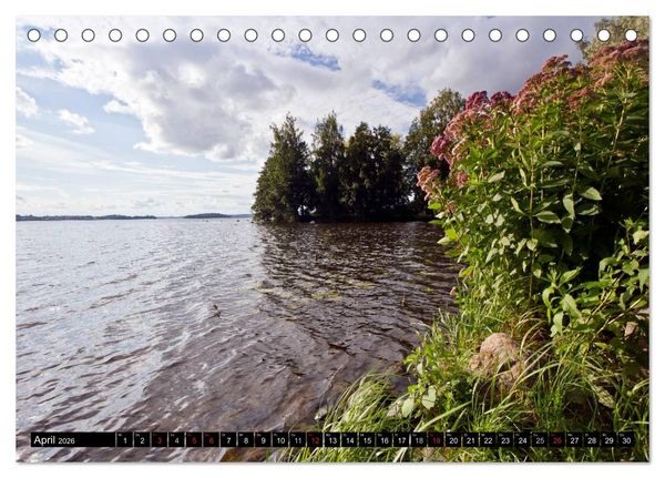 Produktbild: FINNLAND &ndash; Traumhafte Landschaften (CH - Version) (Tischkalender 2026 DIN A5 quer), CALVENDO Monatskalender