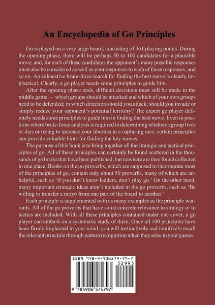 Produktbild: Encyclopedia of Go Principles (Mastering the Basics) (Volume 9)