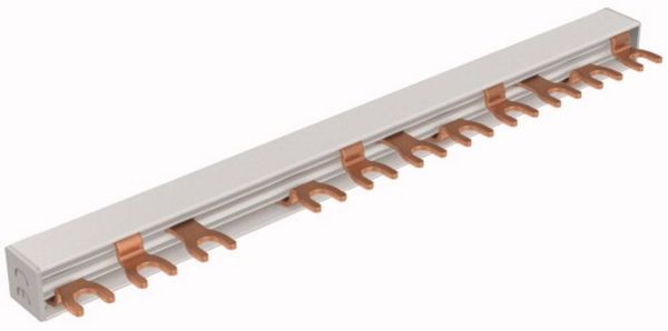 Produktbild: Eaton EP-501070 EVGK Gabelverschienung, 3-phasig, L1 - L2 - L3 - X + L1 - L2 - L3 Phasenschiene 63 A 1 St.