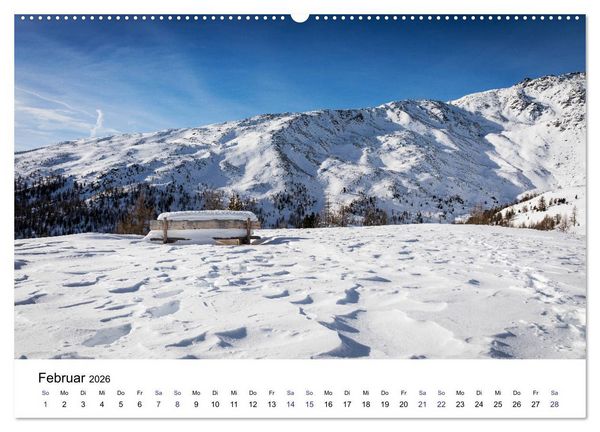 Produktbild: Ultental - Ein Jahr in Bildern (Wandkalender 2026 DIN A2 quer), CALVENDO Monatskalender
