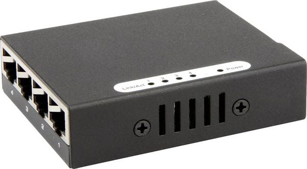 Produktbild: Renkforce RF-4270245 RF-4270245 Netzwerk Switch 4 Port 1000MBit/s USB-Stromversorgung