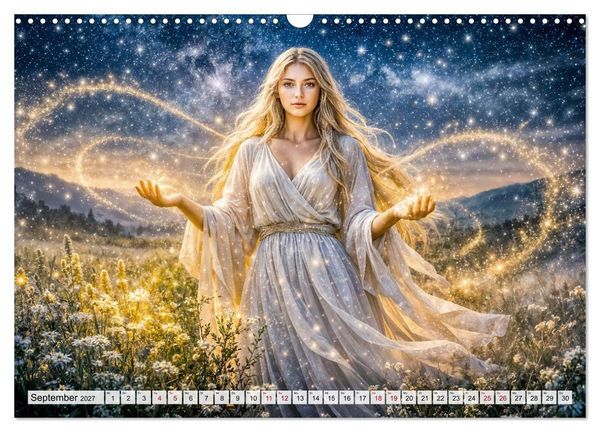 Produktbild: Sternzeichen - Die M&auml;chte des Tierkreises (Wandkalender 2027 DIN A3 quer), CALVENDO Monatskalender