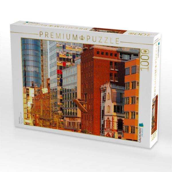 Produktbild: CALVENDO Puzzle Medienhafen | 1000 Teile Lege-Gr&ouml;&szlig;e 64x48cm Foto-Puzzle f&uuml;r gl&uuml;ckliche Stunden