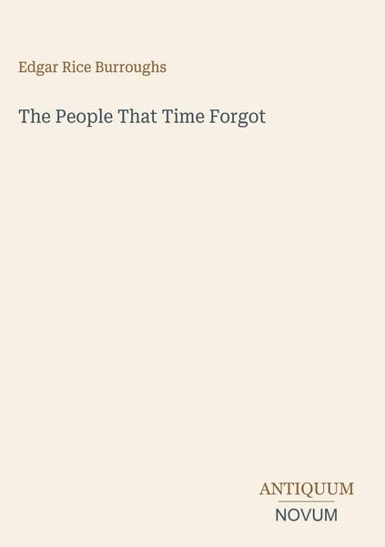 Produktbild: The People That Time Forgot