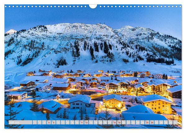 Produktbild: Arlberg - magic of winter (Wandkalender 2026 DIN A3 quer), CALVENDO Monatskalender