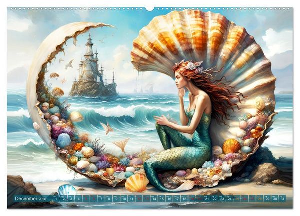 Produktbild: Conch queens (High Quality Premium Wall Calendar 2026 DIN A2 landscape),CALVENDO 12 Month Wall Calendar