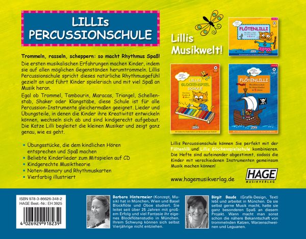 Produktbild: Lillis Percussionschule (mit CD)