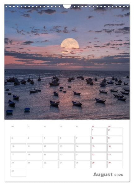 Produktbild: VOLLMOND-Planer - Im Licht der Nacht (Wandkalender 2026 DIN A3 hoch), CALVENDO Monatskalender