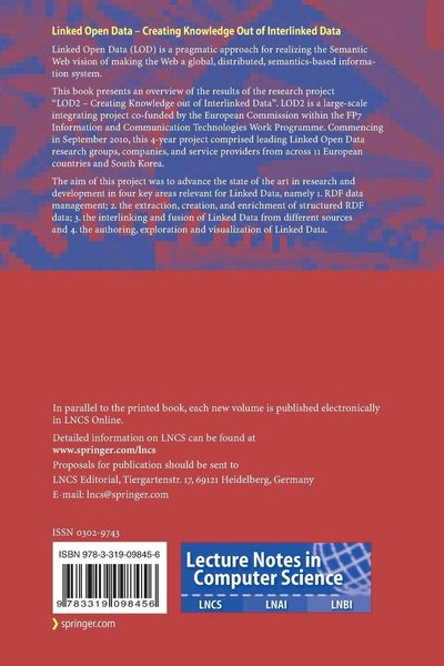 Produktbild: Linked Open Data -- Creating Knowledge Out of Interlinked Data