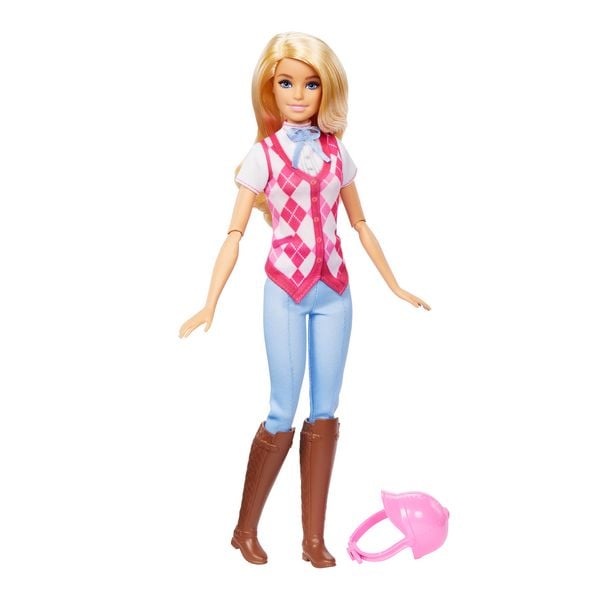 Produktbild: Barbie Mysteries: Das geheimnisvolle Pferdeabenteuer "Barbie Malibu" Puppe mit Reitkleidung und Zubeh&ouml;r