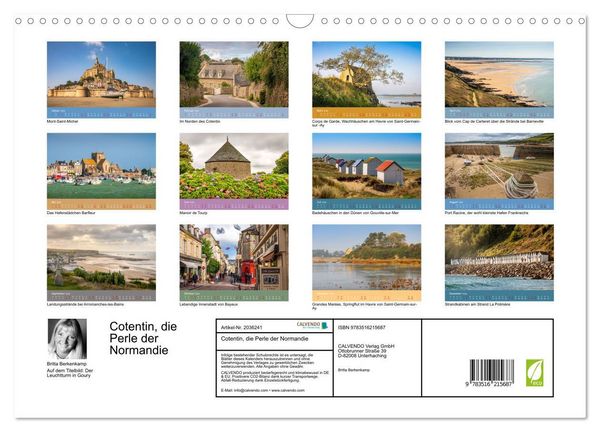 Produktbild: Cotentin, die Perle der Normandie (Wandkalender 2026 DIN A3 quer), CALVENDO Monatskalender