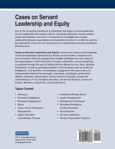 Produktbild: Cases on Servant Leadership and Equity