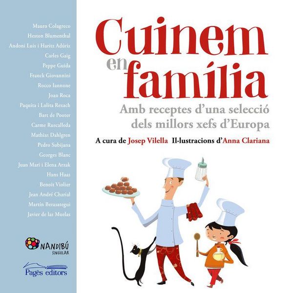 Produktbild: Cuinem en fam&iacute;lia : amb receptes d'una selecci&oacute; dels millors xefs d'Europa