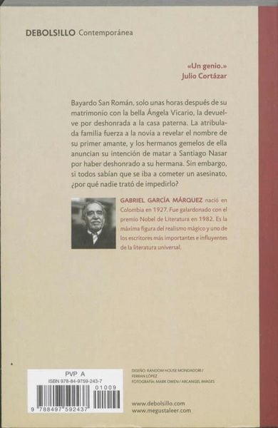Produktbild: Cronica de una muerte anunciada