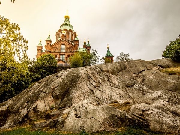 Produktbild: CALVENDO Puzzle Helsinki Kathedrale | 1000 Teile Lege-Gr&ouml;&szlig;e 64x48cm Foto-Puzzle f&uuml;r gl&uuml;ckliche Stunden