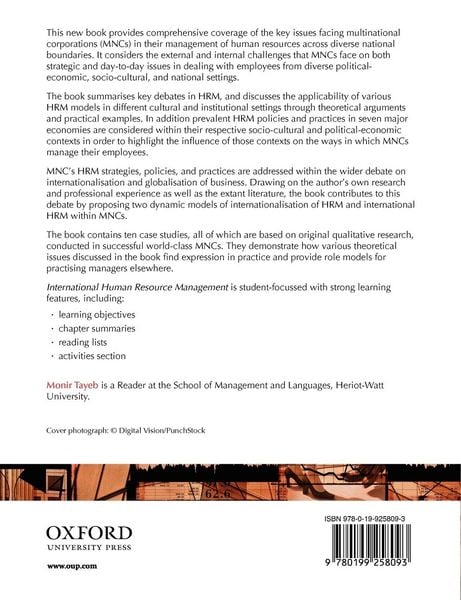 Produktbild: International Human Resource Management