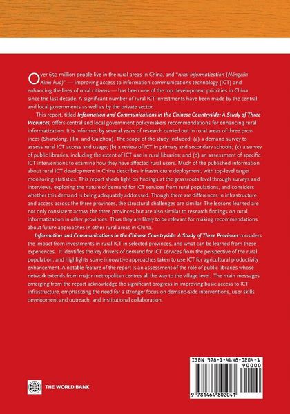 Produktbild: Information and Communications in the Chinese Countryside