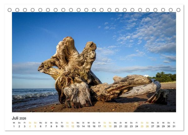 Produktbild: Fernweh Ostsee (Tischkalender 2026 DIN A5 quer), CALVENDO Monatskalender