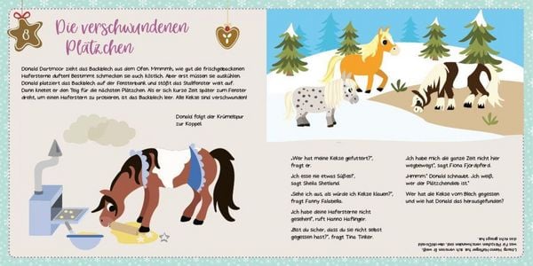 Produktbild: Mein Mein Pferde-Adventskalender zum Mitmachen