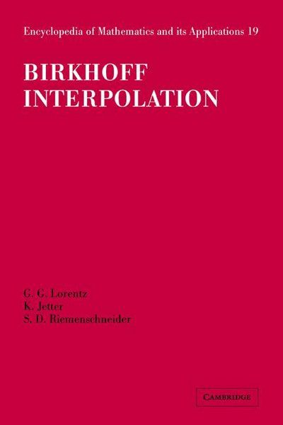 Produktbild: Birkhoff Interpolation